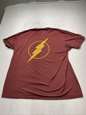 Vintage The Flash Short Sleeve T-shirt Mens XXL Red/yellow, 3844